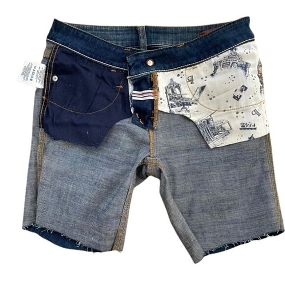 Pilcro and the letterpress denim shorts - size 25 - Picture 3 of 7